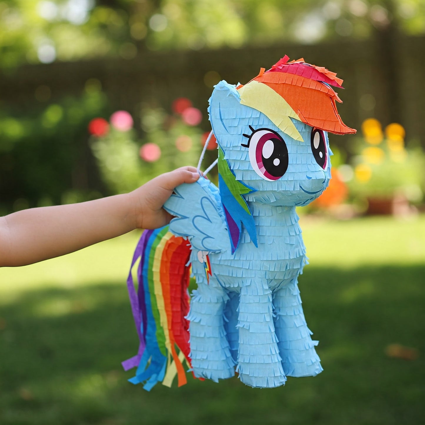 My Little Pony Rainbow Dash 24" Piñata with Stick & Blindfold Birthday Party Gift