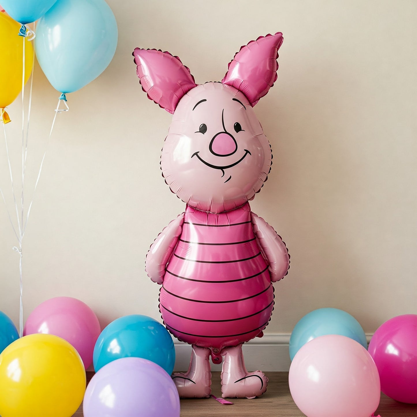 Winnie the Pooh Piglet 3.5 Foot Foil Balloon Birthday Party Gift
