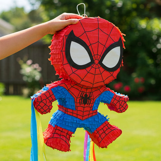 Spidey and his Amazing Friends Spidey 24" Piñata with Stick & Blindfold Birthday Party Gift