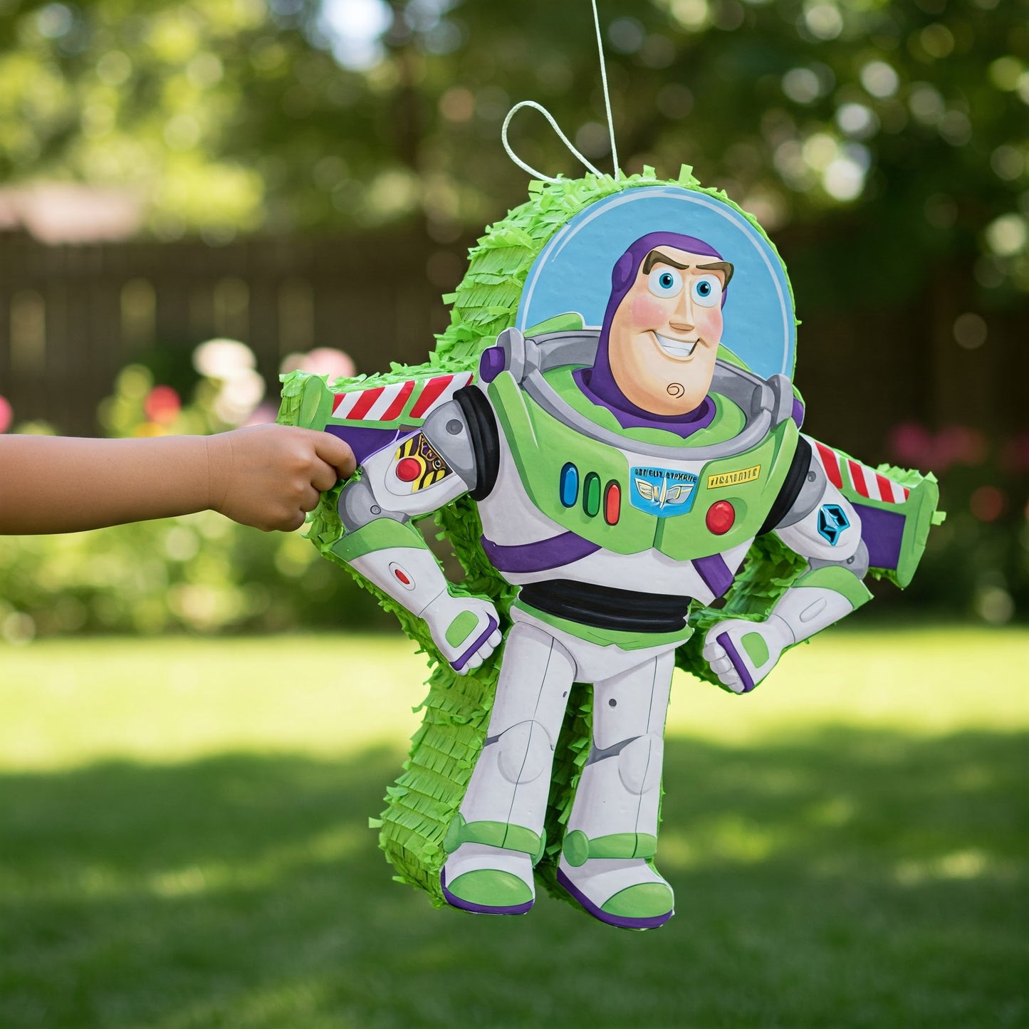 Toy Story Buzz Lightyear 24" Piñata with Stick & Blindfold Birthday Party Gift