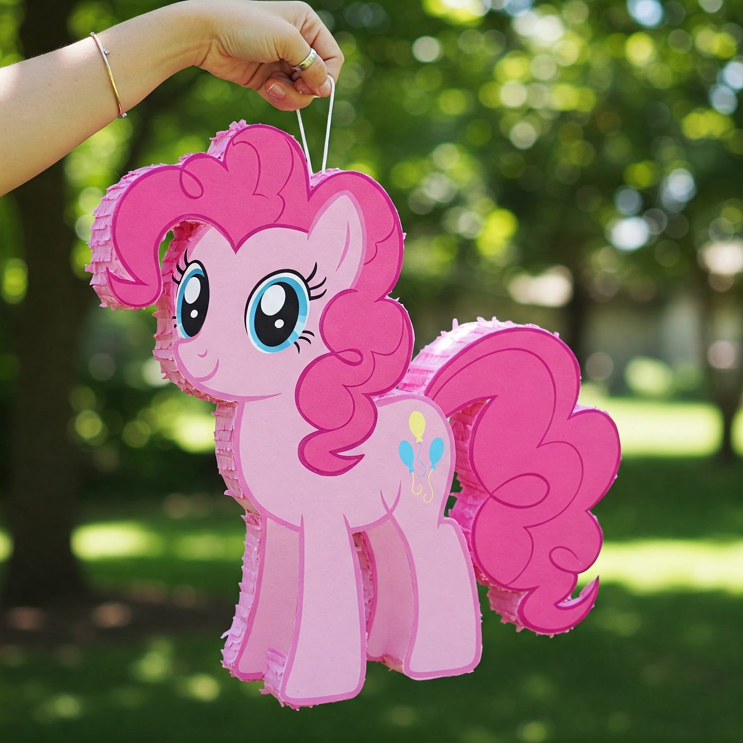 My Little Pony Pinkie Pie 24" Piñata with Stick & Blindfold Birthday Party Gift