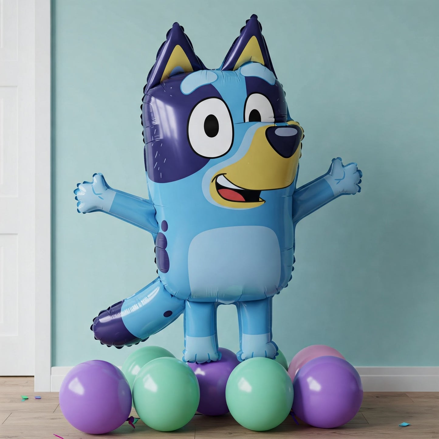 Bluey the Heeler 4 Foot Foil Balloon Birthday Party Gift