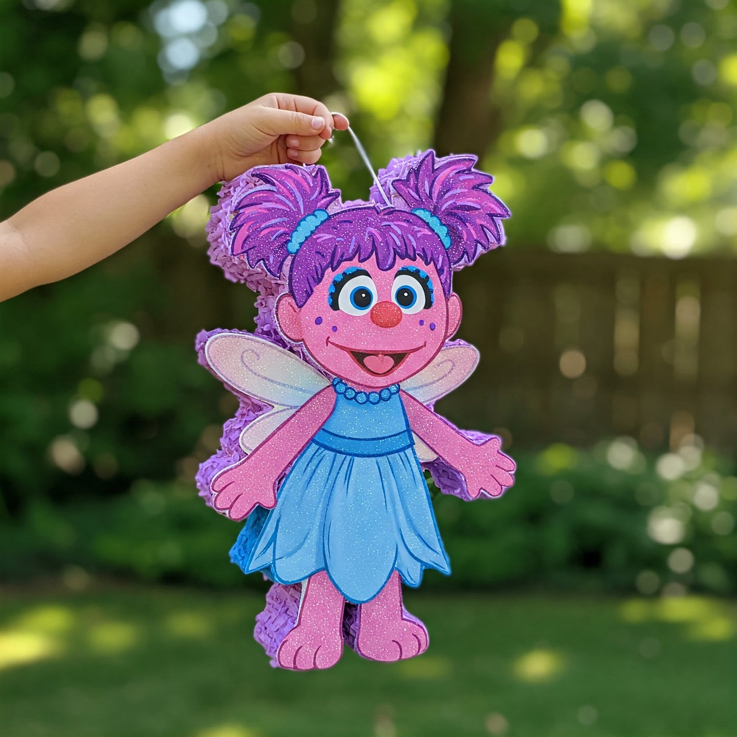 Sesame Street Abby Cadabby 24" Piñata with Stick & Blindfold Birthday Party Gift