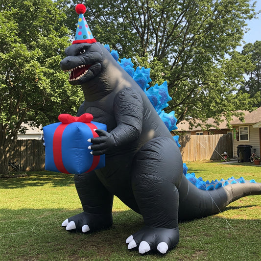 Godzilla x Kong Godzilla 4 Foot Yard Inflatable Blow Up Birthday Party Gift