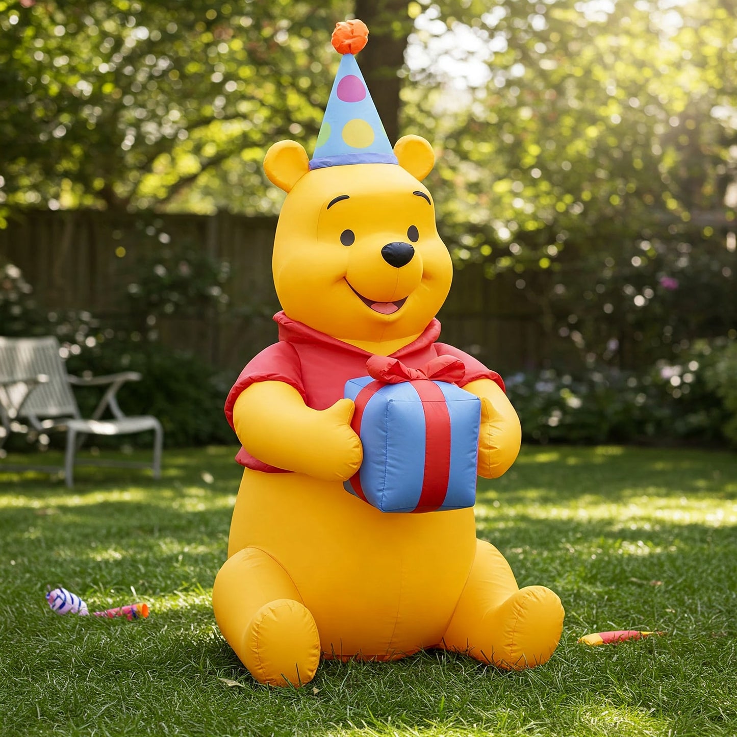 Winnie the Pooh 4 Foot Yard Inflatable Blow Up Birthday Party Gift