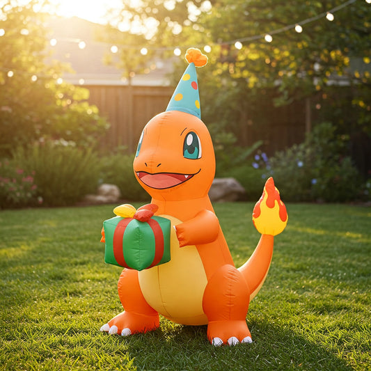 Pokemon Charmander 4 Foot Yard Inflatable Blow Up Birthday Party Gift