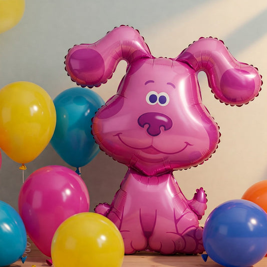 Blue's Clues Magenta 3.5 Foot Foil Balloon Birthday Party Gift