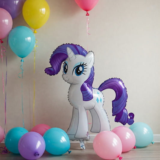 My Little Pony Rarity 3.5 Foot Foil Balloon Birthday Party Gift