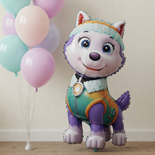 Paw Patrol Everest Pup Dog 3.5 Foot Foil Balloon Birthday Party Gift