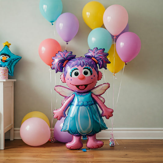 Sesame Street Abby Cadabby 3.5 Foot Foil Balloon Birthday Party Gift