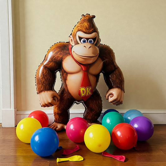 Super Mario Bros Movie Donkey Kong 4 Foot Foil Balloon Birthday Party Gift