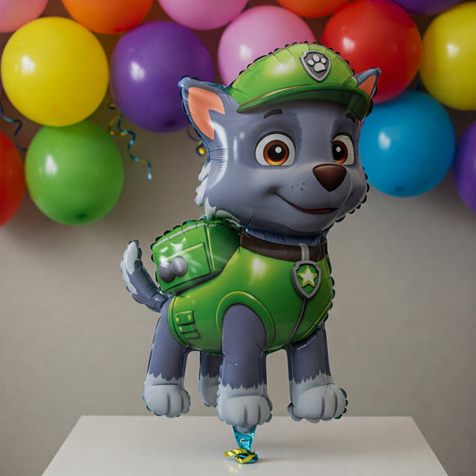 Paw Patrol Rocky Pup Dog 3.5 Foot Foil Balloon Birthday Party Gift