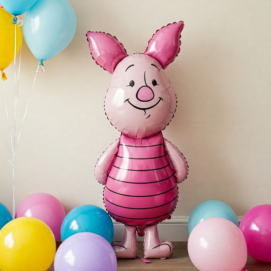 Winnie the Pooh Piglet 3.5 Foot Foil Balloon Birthday Party Gift
