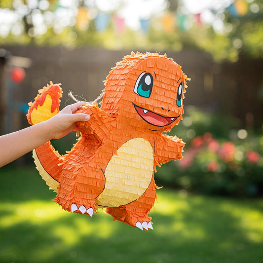 Pokemon Charmander 24" Piñata with Stick & Blindfold Birthday Party Gift