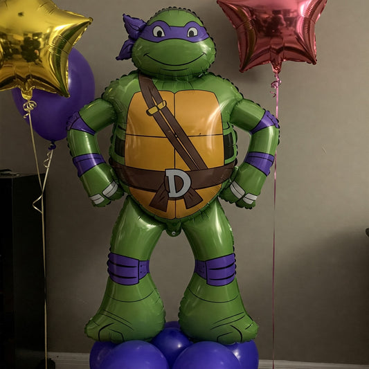 TMNT Ninja Turtles Donnie Donatello 4 Foot Foil Balloon Birthday Party Gift