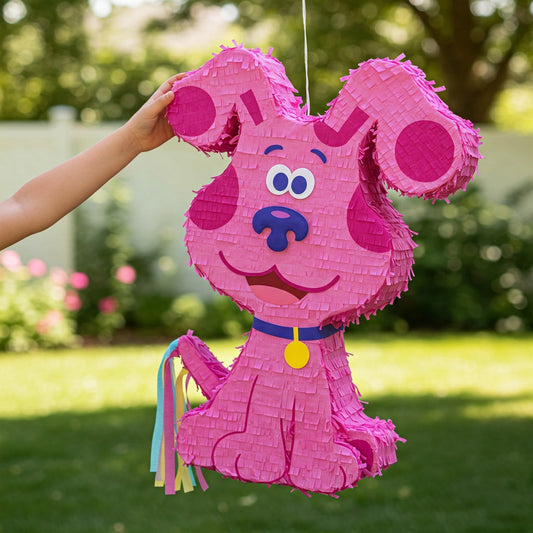 Blue's Clues Magenta 24" Piñata with Stick & Blindfold Birthday Party Gift