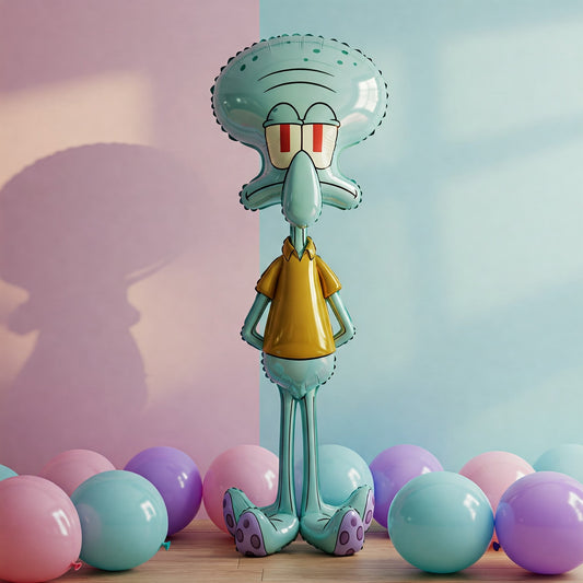 SpongeBob SquarePants Squidward 4 Foot Foil Balloon Birthday Party Gift