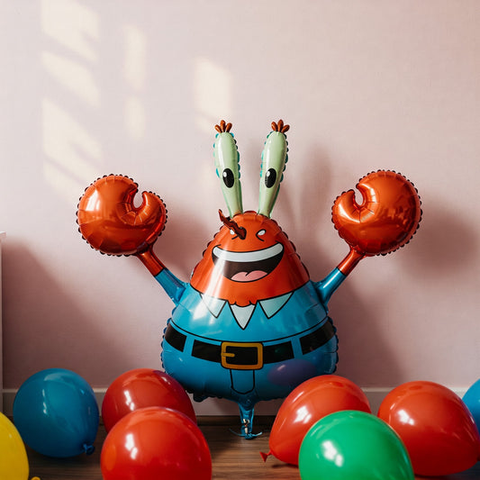 SpongeBob SquarePants Mr Krabs 4 Foot Foil Balloon Birthday Party Gift