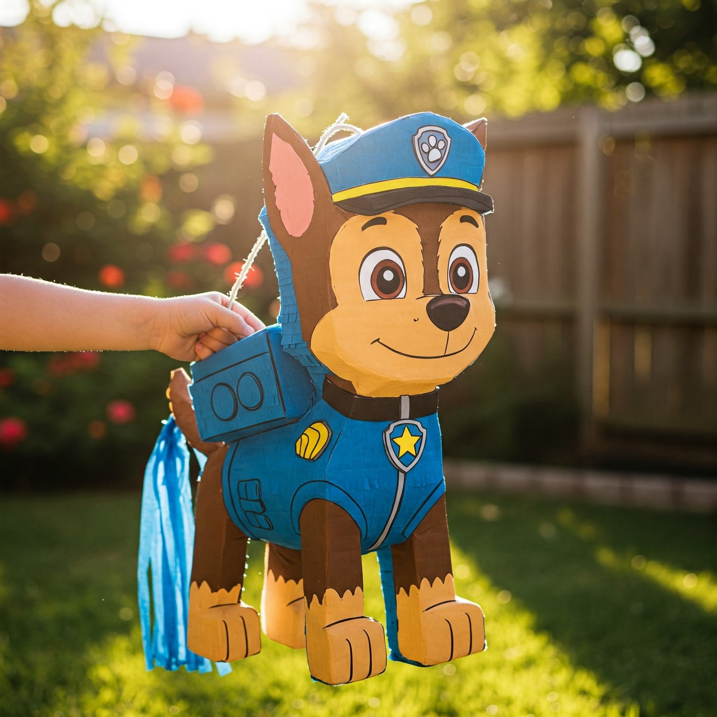 Paw Patrol Chase the Pup Dog 24" Piñata with Stick & Blindfold Birthday Party Gift