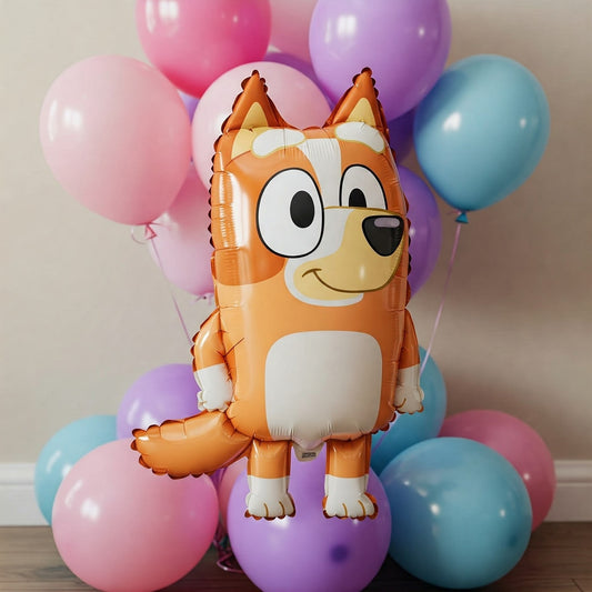 Bluey Bingo the Heeler 4 Foot Foil Balloon Birthday Party Gift