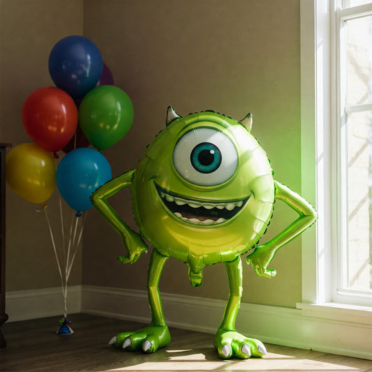 Monsters Inc Mike Wazowski 3.5 Foot Foil Balloon Birthday Party Gift