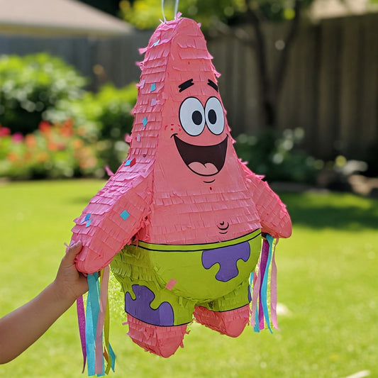 SpongeBob SquarePants Patrick Star 24" Piñata with Stick & Blindfold Birthday Party Gift