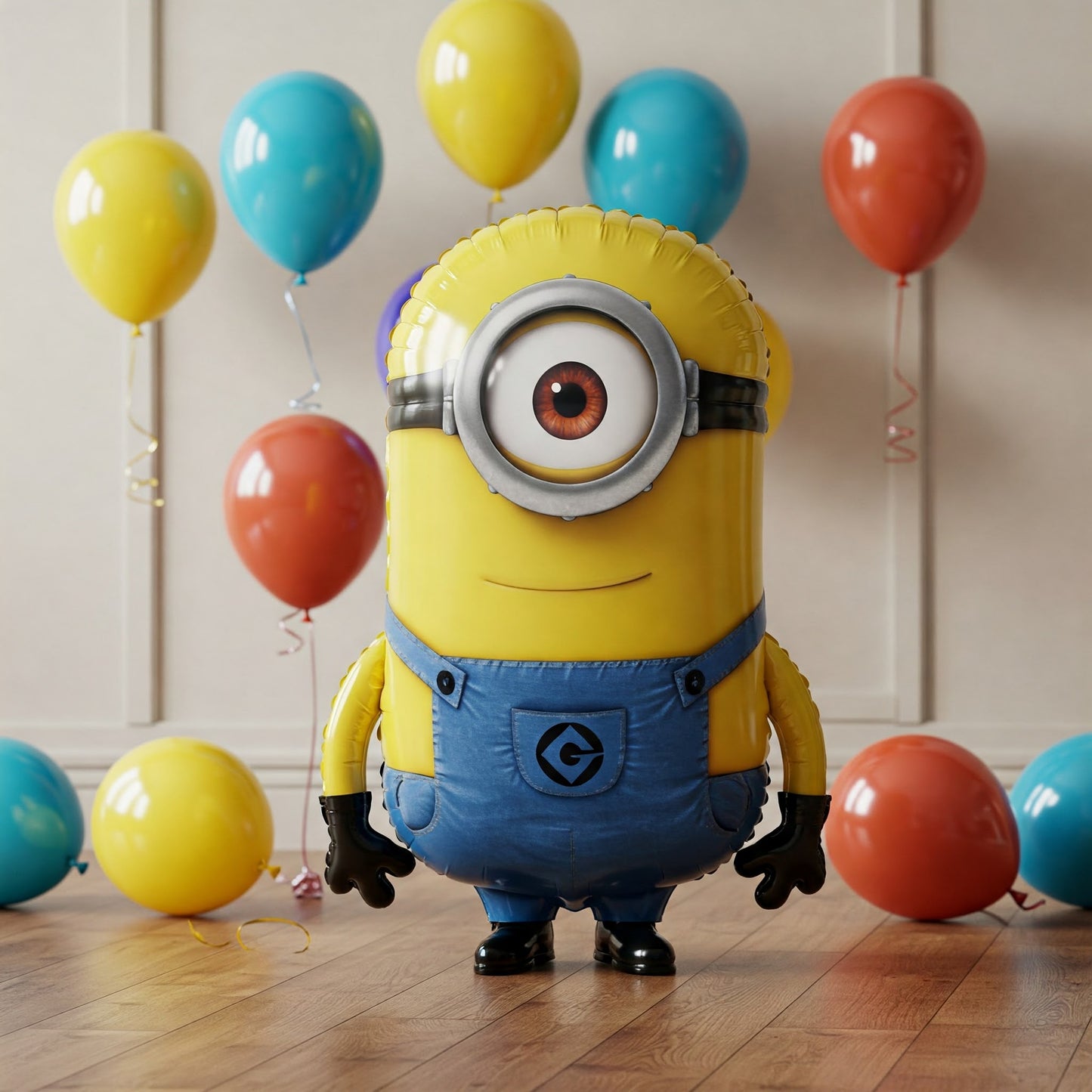 Despicable Me Minion Stuart 3.5 Foot Foil Balloon Birthday Party Gift