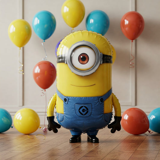 Despicable Me Minion Stuart 3.5 Foot Foil Balloon Birthday Party Gift
