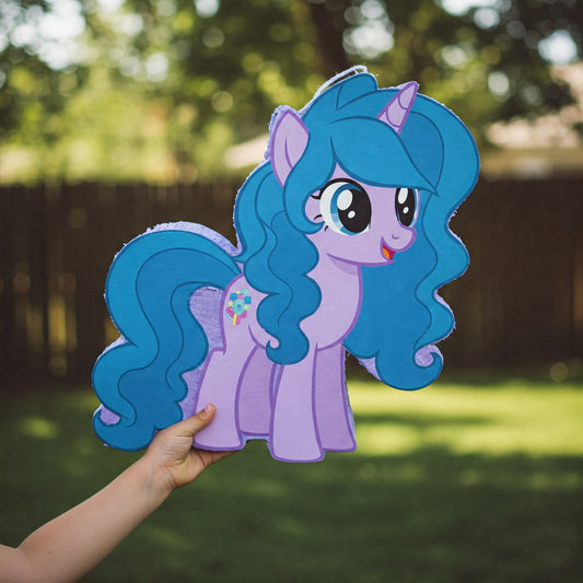 My Little Pony Izzy Moonbow 24" Piñata with Stick & Blindfold Birthday Party Gift