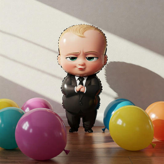 Boss Baby Boy 4 Foot Foil Balloon Birthday Party Gift