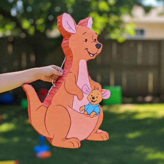 Winnie the Pooh Kanga & Roo 24" Piñata with Stick & Blindfold Birthday Party Gift