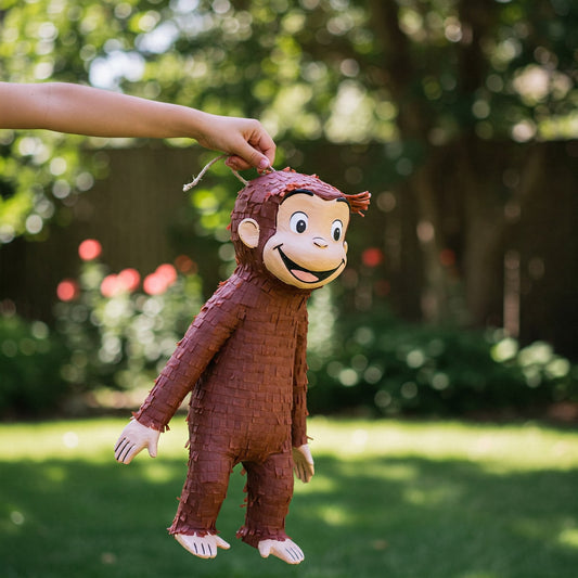 Curious George Monkey 24" Piñata with Stick & Blindfold Birthday Party Gift