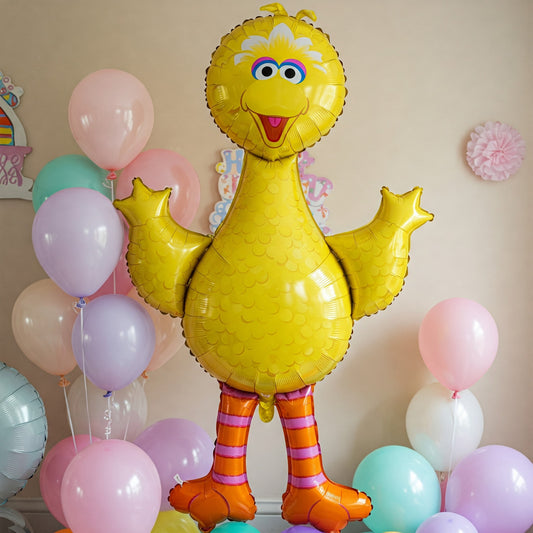 Sesame Street Big Bird 4 Foot Foil Balloon Birthday Party Gift