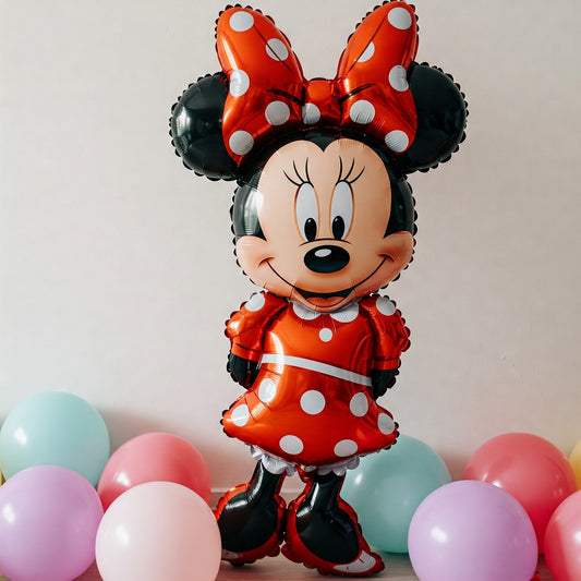 Mickey Mouse Clubhouse Minnie Red Dress 4 Foot Foil Balloon Birthday Party Gift