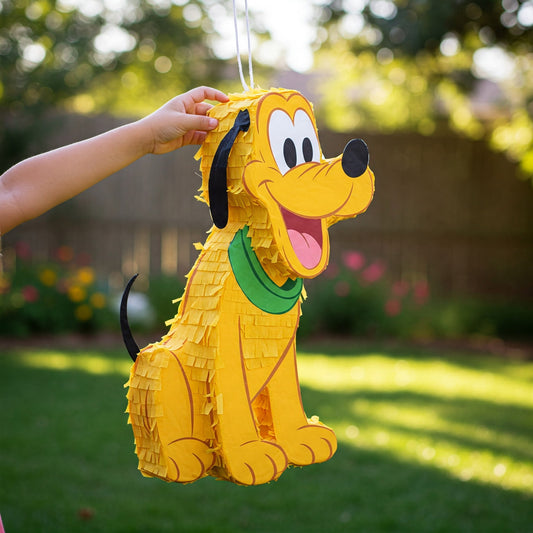 Mickey Mouse Clubhouse Pluto 24" Piñata with Stick & Blindfold Birthday Party Gift