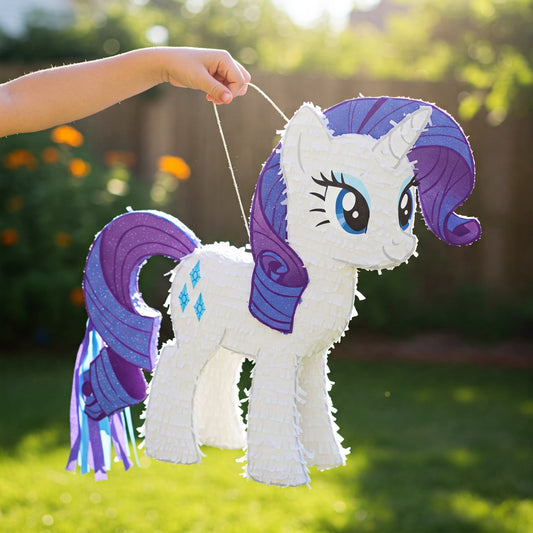 My Little Pony Rarity 24" Piñata with Stick & Blindfold Birthday Party Gift