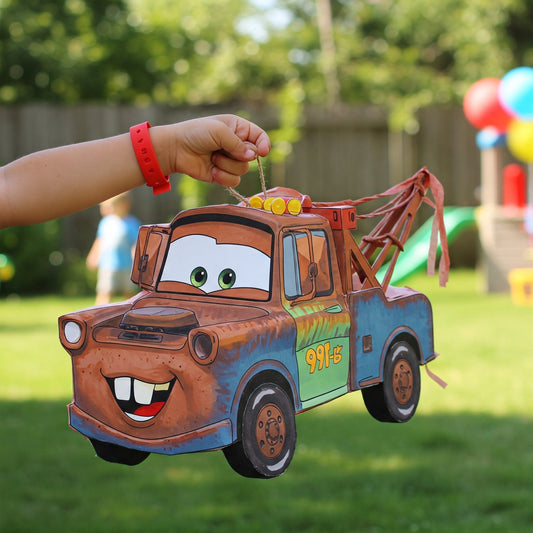 Disney Cars Mater the Tow Truck 24" Piñata with Stick & Blindfold Birthday Party Gift