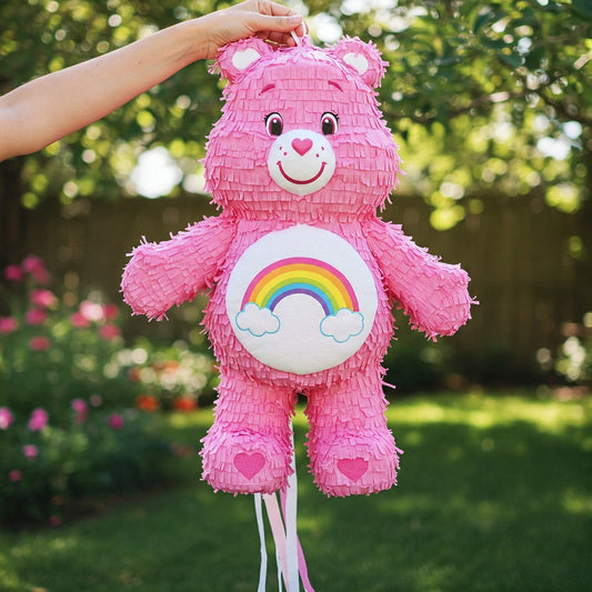 Care Bears Cheer Bear 24" Piñata with Stick & Blindfold Birthday Party Gift