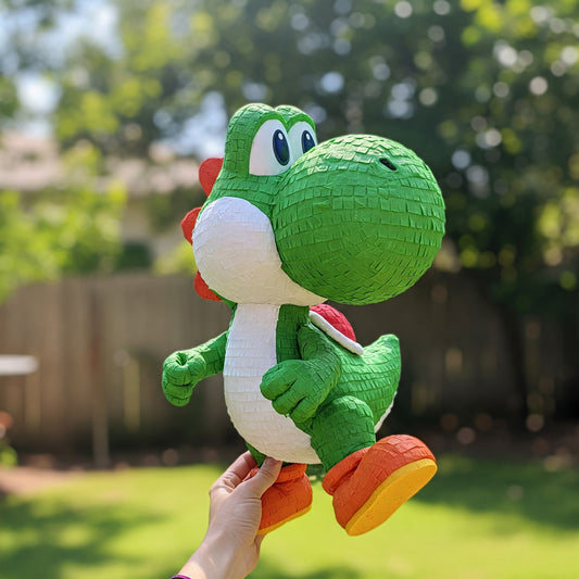 Super Mario Bros Movie Yoshi 24" Piñata with Stick & Blindfold Birthday Party Gift