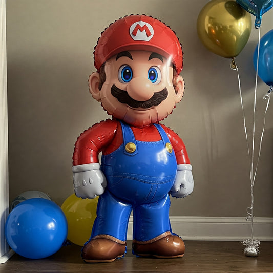 Super Mario Bros Movie Mario 4 Foot Foil Balloon Birthday Party Gift