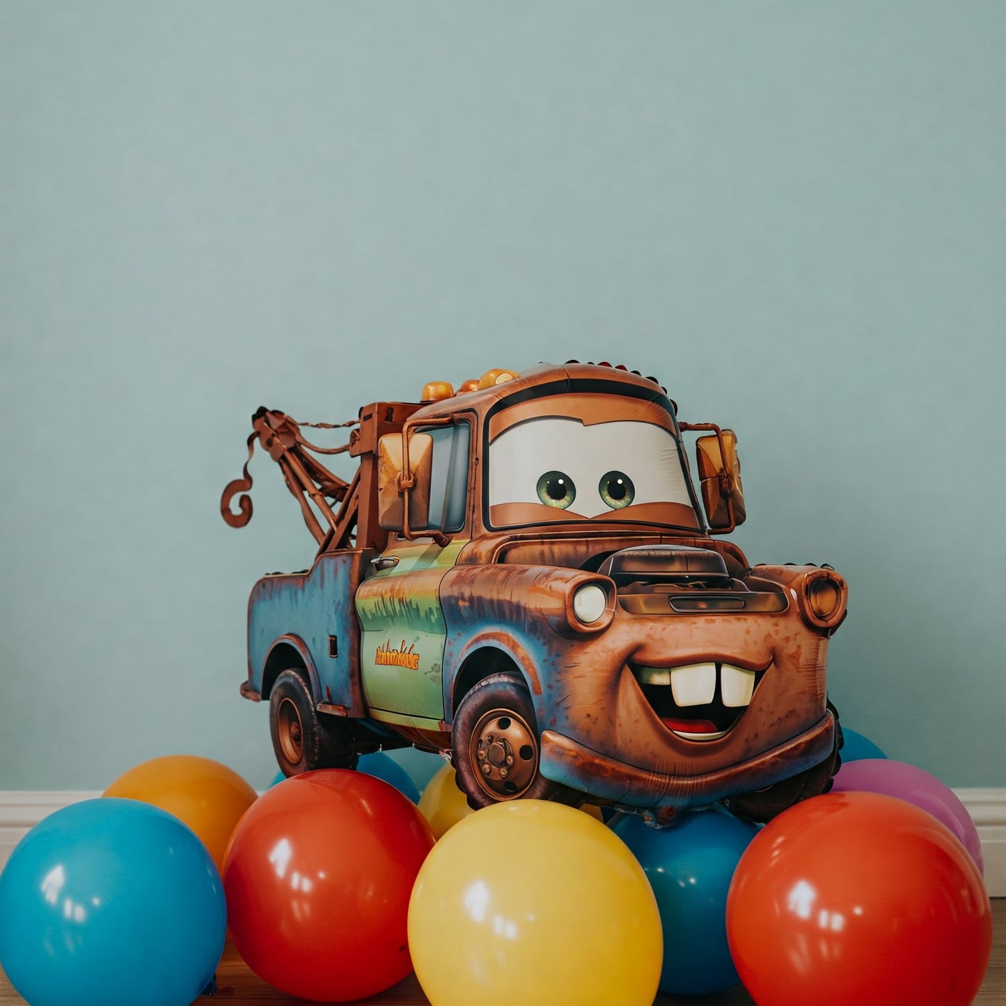 Disney Cars Mater Tow Truck 3.5 Foot Foil Balloon Birthday Party Gift