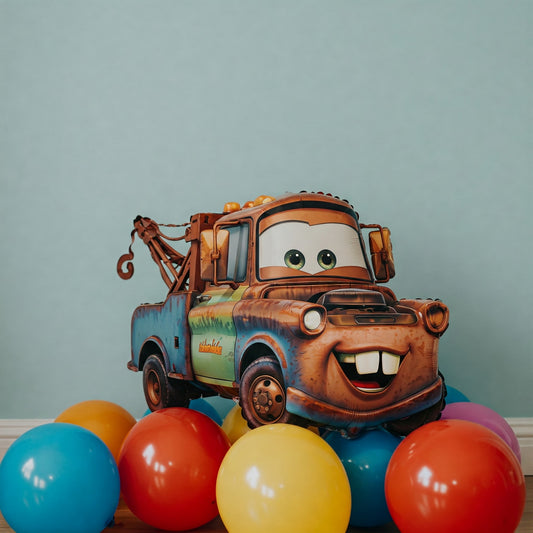 Disney Cars Mater Tow Truck 3.5 Foot Foil Balloon Birthday Party Gift
