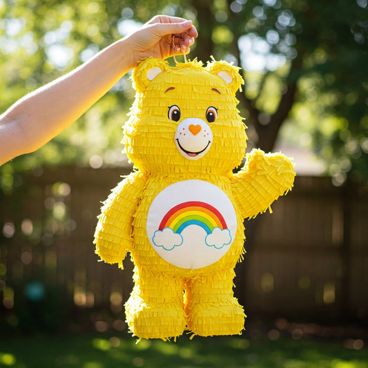 Care Bears Funshine Bear 24" Piñata with Stick & Blindfold Birthday Party Gift