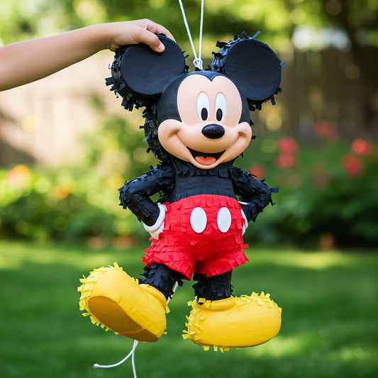 Mickey Mouse 24" Piñata with Stick & Blindfold Birthday Party Gift