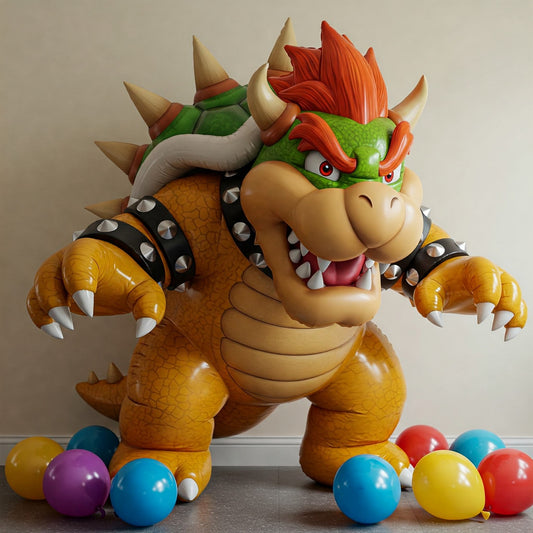 Super Mario Bros Movie Bowser Koopa 4 Foot Foil Balloon Birthday Party Gift