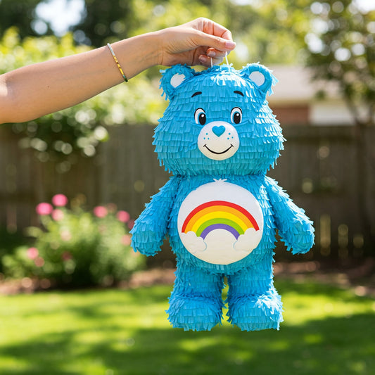 Care Bears Grumpy Bear 24" Piñata with Stick & Blindfold Birthday Party Gift