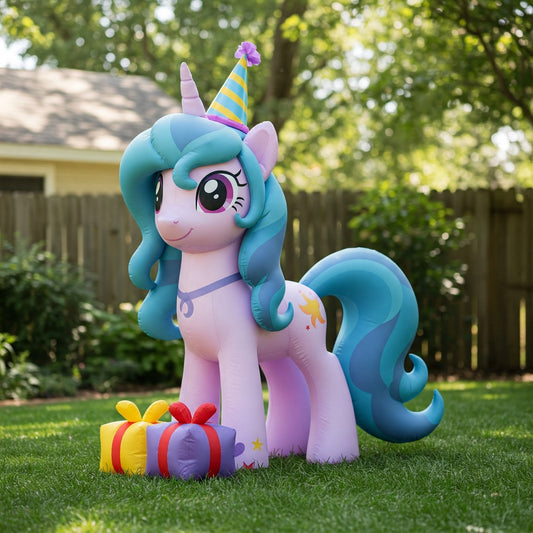 My Little Pony Izzy Moonbow 4 Foot Yard Inflatable Blow Up Birthday Party Gift