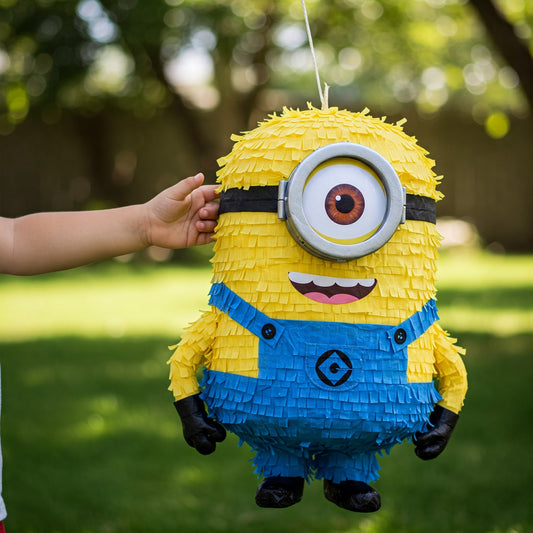 Despicable Me Minion Stuart 24" Piñata with Stick & Blindfold Birthday Party Gift