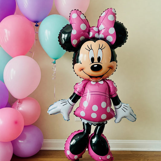 Mickey Mouse Clubhouse Minnie Pink Dress 4 Foot Foil Balloon Birthday Party Gift