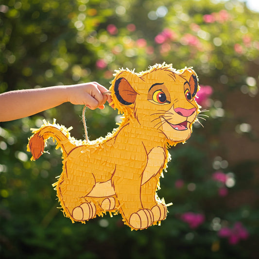 The Lion King Simba Cub 24" Piñata with Stick & Blindfold Birthday Party Gift